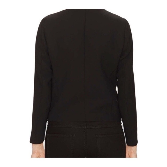 SANDRO Paris White Lapels Blazer Jackets in Black - Picture 10 of 10